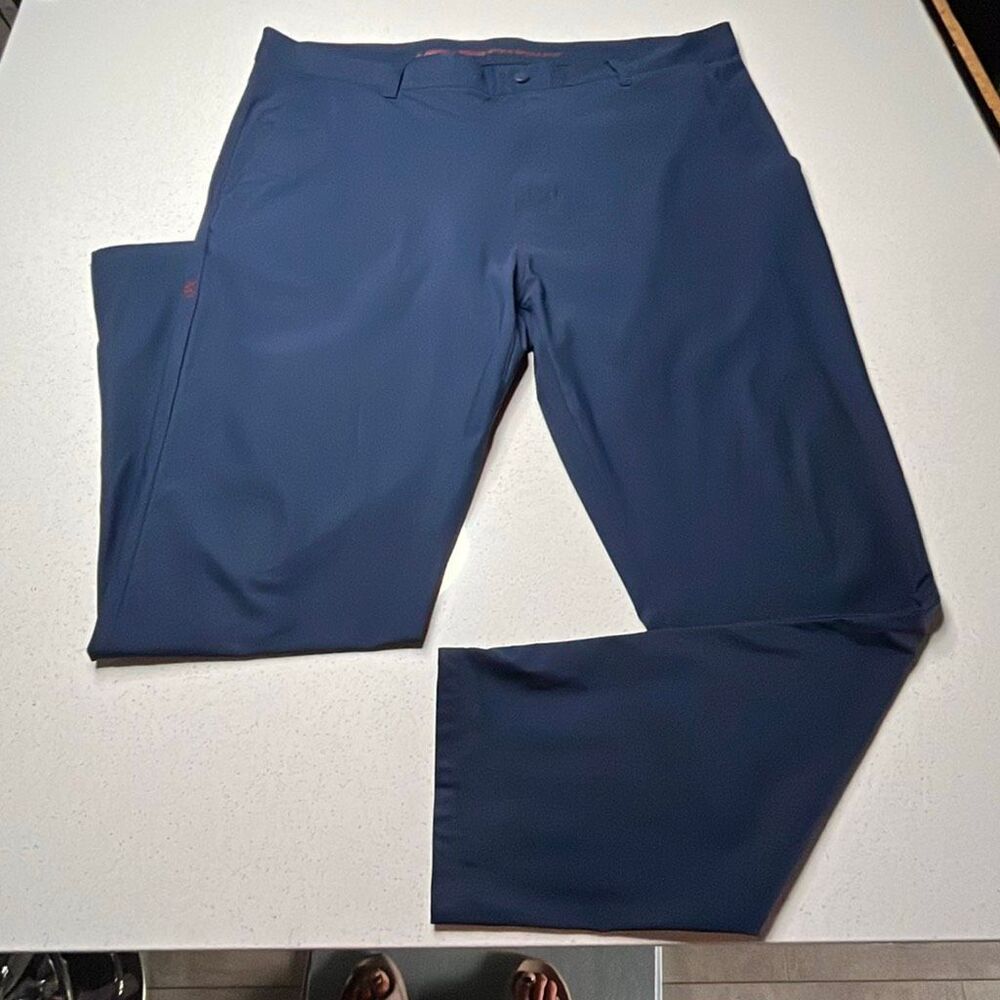 Rhone City Pants Mens 40x32 Navy Blue COS-181 Stretch Golf Travel Commuter 2018